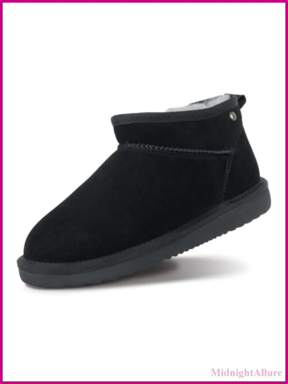 Women's Australian Sheepskin Water-Resistant Mini Ankle Boots Winter Shearling